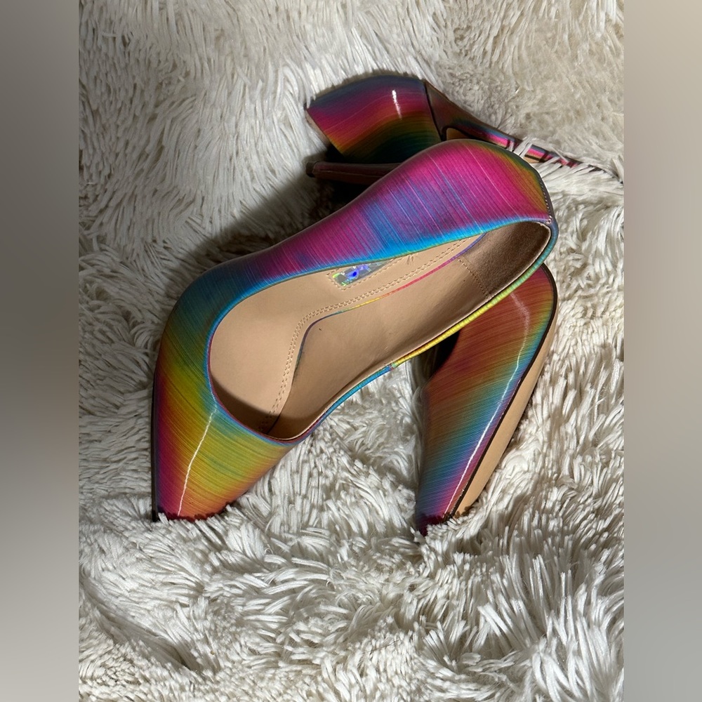 Multi color heels